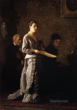 悲愴な歌を歌う リアリズムの肖像画 トーマス・イーキンス Oil Paintings